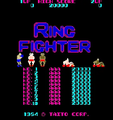 Ring Fighter (set 1) screen shot title